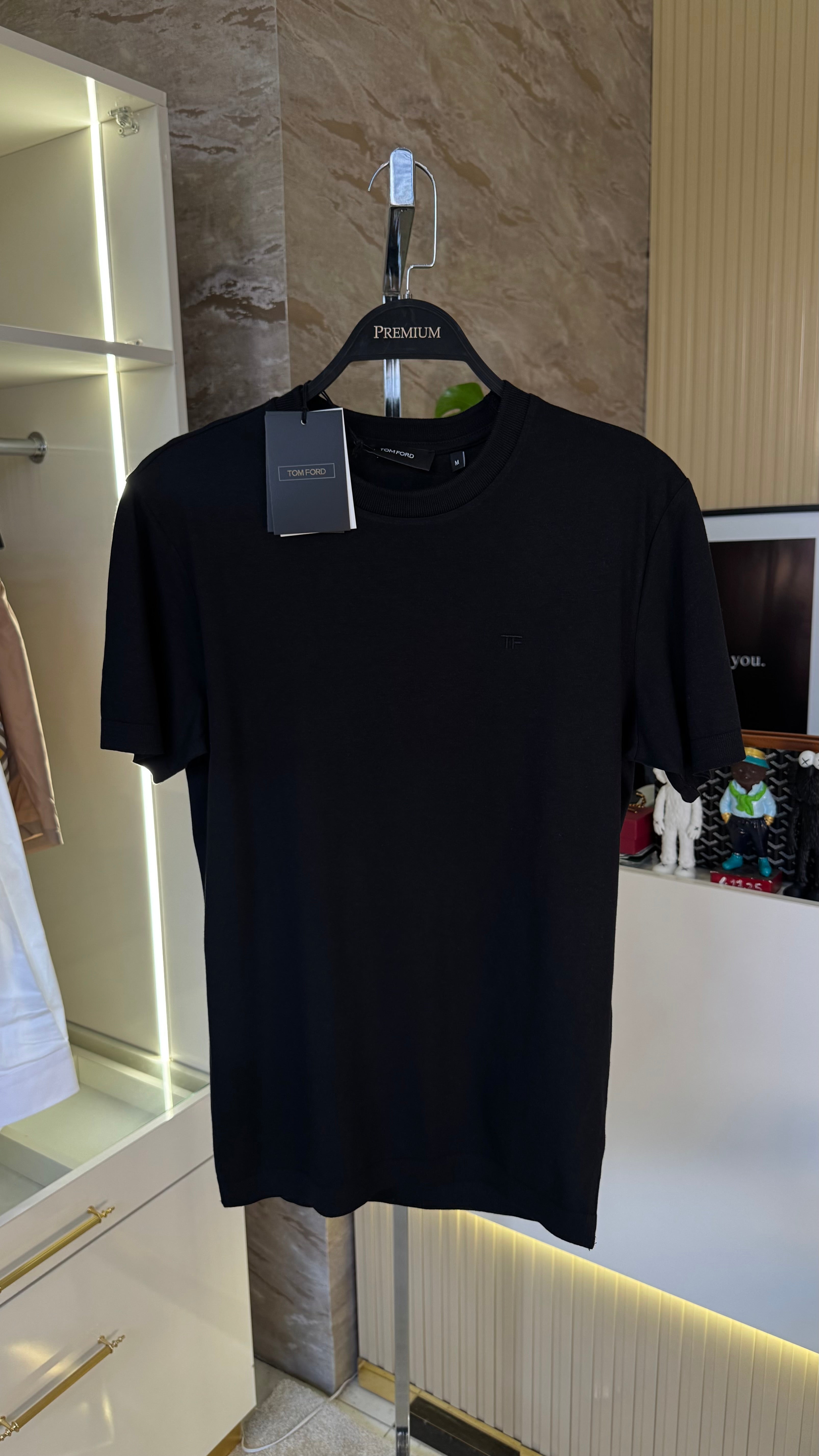 Tom Ford Triko T-Shirt - Siyah