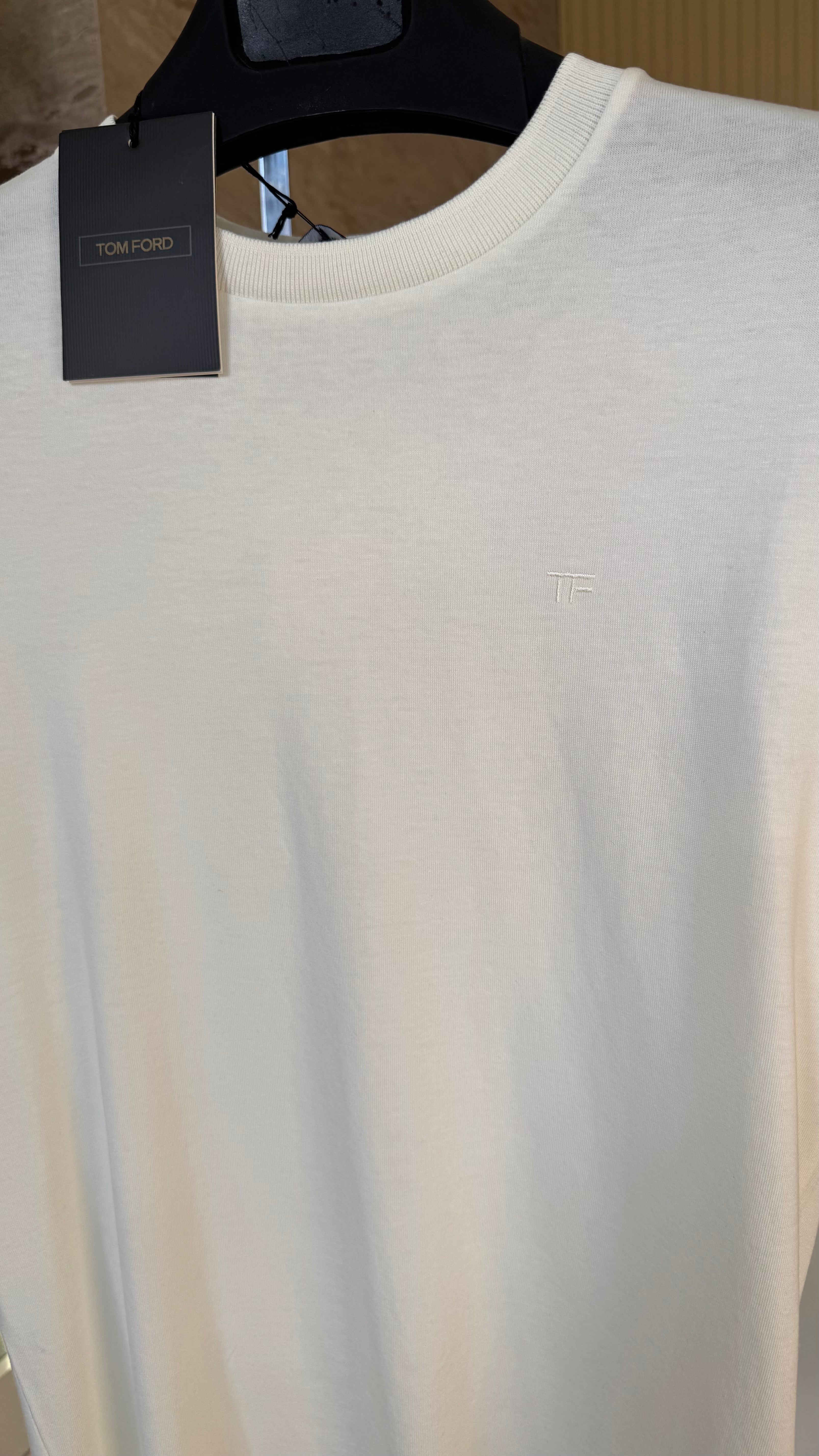 Tom Ford Triko T-Shirt - Beyaz