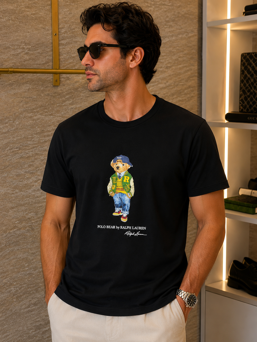 Ralph Lauren Polo Bear T-Shirt Siyah